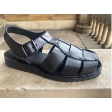 Paraboot Santorin Sport Black Womens Sandal Lis Noir