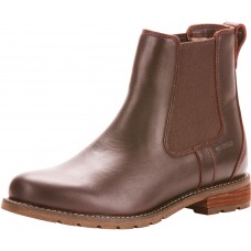 Ariat Wexford H20 Cordovan Brown Ladies Chelsea Boots