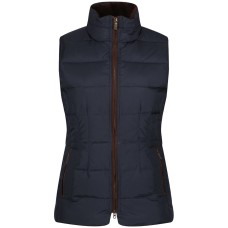 Dubarry of Ireland Spiddal Ladies Quilted Down Navy Gilet