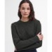Barbour Womens Burne Crew Knitted Jumper Olive