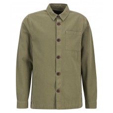Barbour Men’s Washed Cotton Overshirt Olive