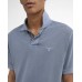 Barbour Washed Tartan Tailored Pique Polo Blue