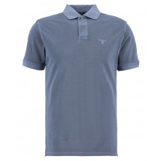 Barbour Washed Tartan Tailored Pique Polo Blue