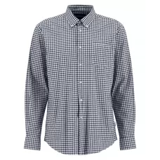 Barbour Gingham Aukside Regular Shirt Navy