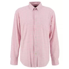 Barbour Gingham Aukside Regular Shirt Pink
