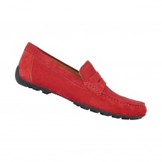 Geox Red Suede Loafer