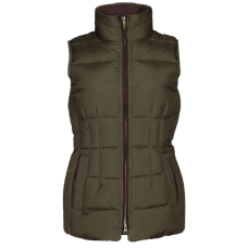 Dubarry of Ireland Spiddal Ladies Quilted Down Olive Gilet