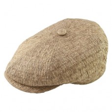 Stetson Brooklin Toyo Mens Flat Cap Straw Hat Natural