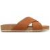 Timberland Malibu Waves Slide Rust Embossed Suede Leather Ladies Sandals
