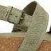 Timberland Malibu Waves 2 Band Olive Embossed Suede Leather Ladies Sandals