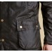 Barbour Jacket Waxed Ashby Navy Mens