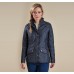 Barbour Jacket Cavalry Polarquilt Ladies Navy