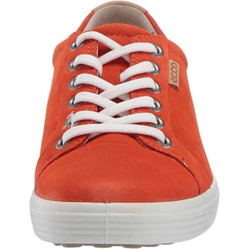 ECCO Soft 7W Fire Red Womens Sneakers Trainers