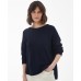 Barbour Marine Navy Ladies Knitted Jumper