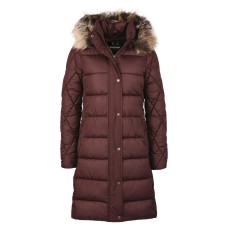 Barbour Coat Laides Daffodil Windsor Red Quilted Jacket