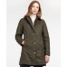 Barbour Jacket Belsay Waxed Olive Ladies Coat