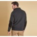 Barbour Jumper Patch Half Zip Charcoal Mens Top