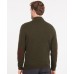 Barbour Jumper Patch Half Zip Seaweed Mens Top