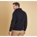 Barbour Jumper Patch Half Zip Navy Mens Top