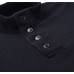 Barbour Jumper Patch Half Zip Navy Mens Top