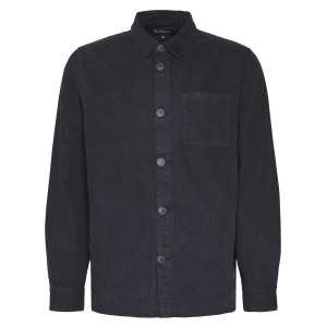 Barbour Washed Cotton Mens Classic Navy Overshirt