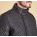 Barbour Jacket Quilted Powell Black Mens