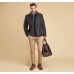 Barbour Jacket Quilted Powell Black Mens