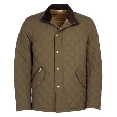 Barbour Shoveler Olive Mens Quilted Jacket