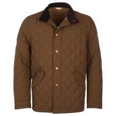 Barbour Shoveler Dark Sand Mens Quilted Jacket