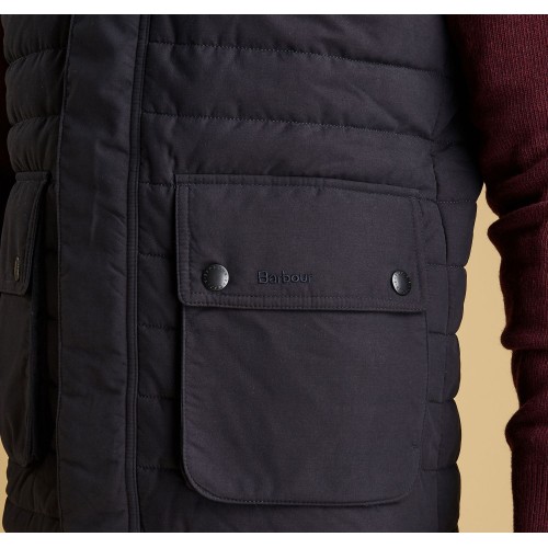 barbour bradford gilet navy