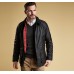 Barbour Jacket Waxed Ashby Navy Mens