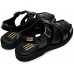 Paraboot Iberis Black (Lis Noir) Leather Ladies' Sandals 