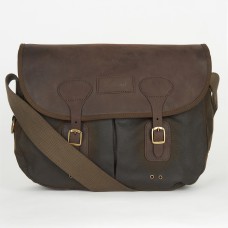Barbour Bag Wax Leather Olive Tarras 