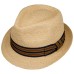 Stetson Yescott Trilby Straw Hat