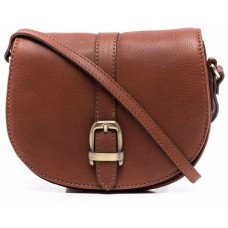 Barbour Laire Leather Crossbody Brown Saddle Bag