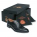 Cheaney Broad II Oxford Brogue Style Mens Black Shoes