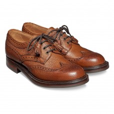 Cheaney Marianne Derby Brogue Almond Grain Womens Shoes