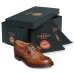 Cheaney Marianne Derby Brogue Almond Grain Womens Shoes