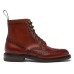 Cheaney Tweed R Derby Brogue Style Dark Leaf Leather Mens Boots