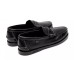 Paraboot Coraux/Marine Leather Men's Black Foulonne Noir Moccasin 