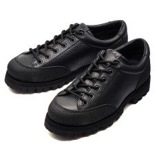 Paraboot Montana Jannu Foul Noir Ladies Black Deerskin Leather Trainers