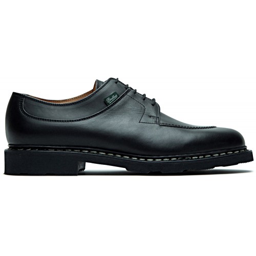 Paraboot Avignon Griff Lis Noir Black Mens Lace Up Shoes