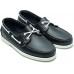 Paraboot Barth Lisse Navy Mens Leather Boat Shoes