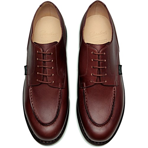 Paraboot Chambord/Tex Lis Marron Mens Leather Lace Up Shoes