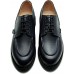 Paraboot Chambord Black Ladies Leather Lace Up Shoes