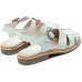 Paraboot Iberis White Gloss (Gloss Blanc) Leather Ladies' Sandals 