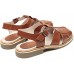 Paraboot Iberis Light Brown (Lis Gold) Leather Ladies' Sandals 