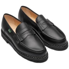 Paraboot Reims Noir Mens Penny Loafer Style Shoes