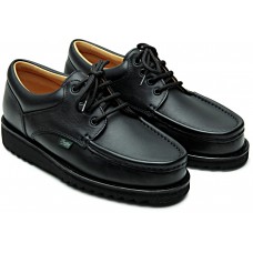 Paraboot Thiers Lisse Noir Black Mens Leather Derby Shoes