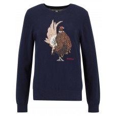 Barbour Ladies Homewood Knitted Jumper Navy